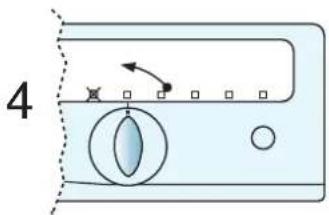WHIRLPOOL ADP 915/3 WH - Tür Schließen und Wasserhahn aufdrehen. - 4