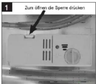 SCHAUB LORENZ DWB4565X - Reinigungsmitt Rebelgalterseldehälter - 1