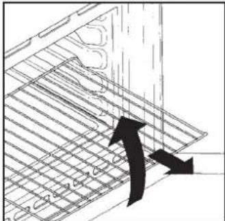 HOOVER HOP455 X - GRIGLIE FORNO - SISTEMA DI ARRESTO - 1