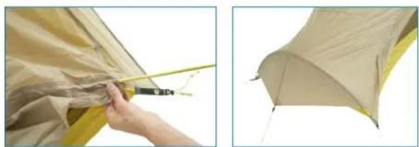 Sierra Designs Tensegrity 1 - PITCHING INSTRUCTIONS - 8