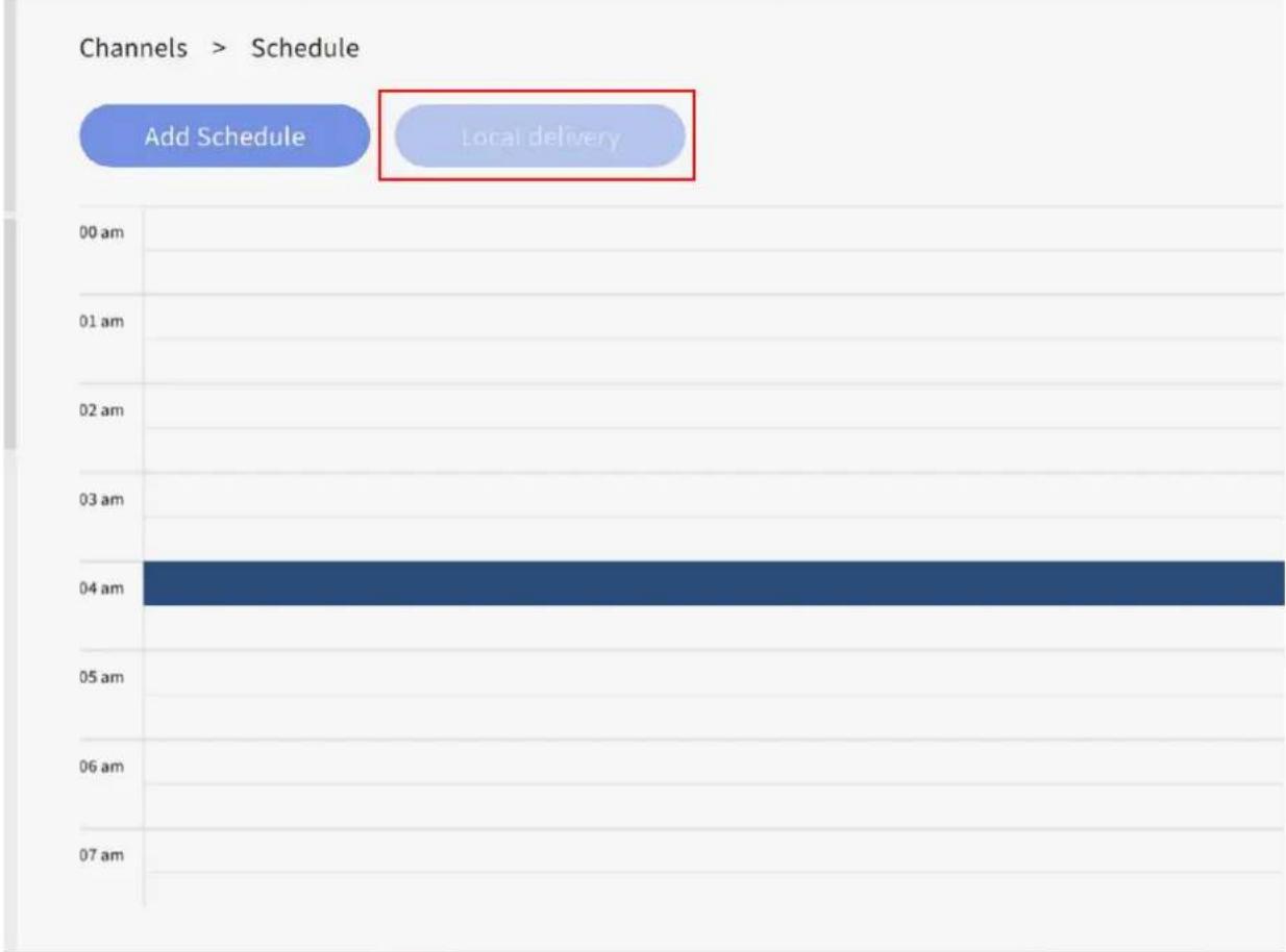 BENQ X-Sign 2.0 - In the Device Window click CHANNELS, then click Add Channel to create a new schedule. - 6