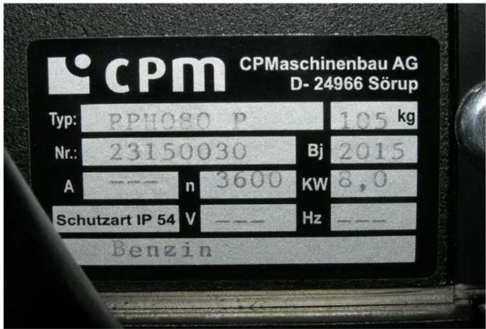 Benz PPHO80 - Sehr geehrter Kunde! - 1