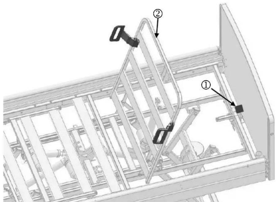 Burmeier Regia - Notabsenkung der Rückenlehne über Quick Release (Option) - 1