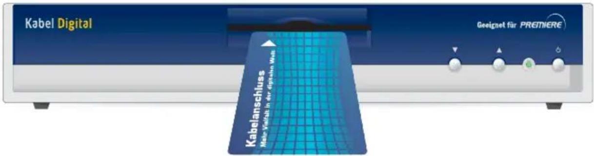 Pace Kabel Digital DC221 - EINLEGEN IHRER SMARTCARD - 1
