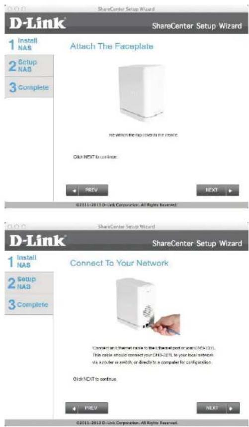 D-LINK ShareCenter DNS-327L - Abschnitt 3 - Installation - 1