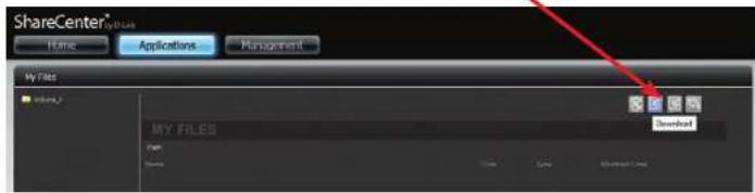 D-LINK ShareCenter DNS-327L - Meine Dateien - Symbole - 3