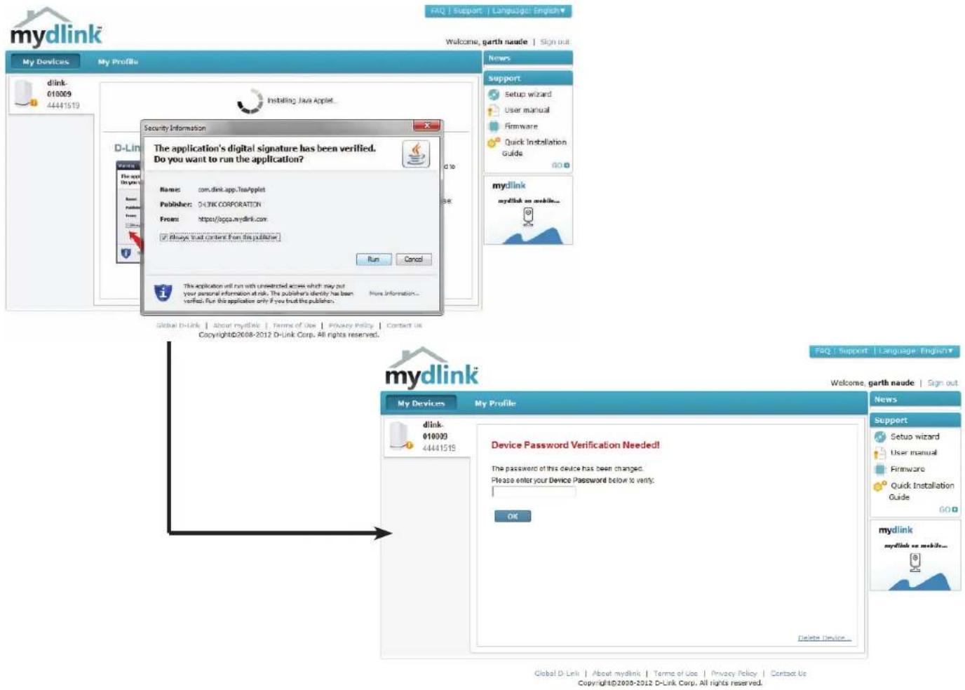 D-LINK ShareCenter DNS-327L - Abschnitt 4 - Konfiguration - 1