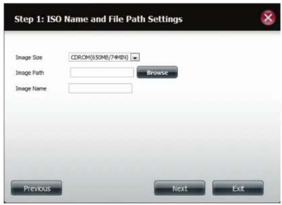 D-LINK ShareCenter DNS-327L - ISO Namen- und Dateipfadeinstellungen - 3