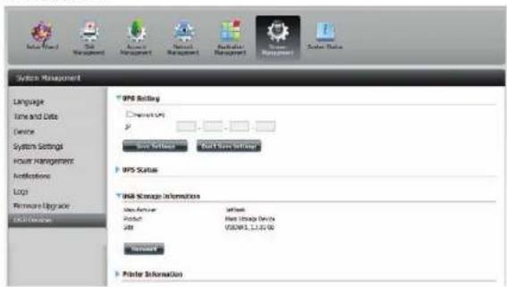 D-LINK ShareCenter DNS-327L - USB-Speicherinformation - 1