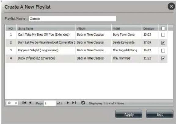 D-LINK ShareCenter DNS-327L - My Music - eine Wiedergabeliste erstellen - 2