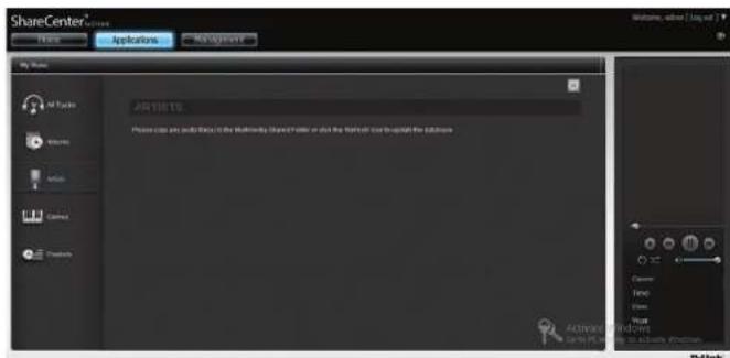 D-LINK ShareCenter DNS-327L - My Music - Die Kategorien - 2