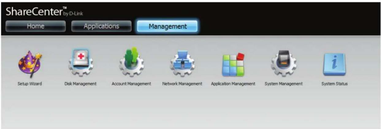 D-LINK ShareCenter DNS-327L - Management (Verwaltung) - 1