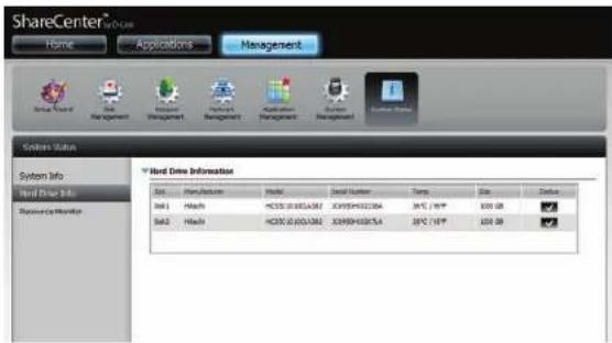 D-LINK ShareCenter DNS-327L - Druckerinformationen - 3