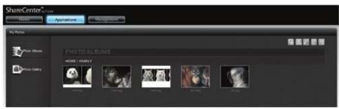 D-LINK ShareCenter DNS-327L - Fotos in einem Album bearbeiten - 1