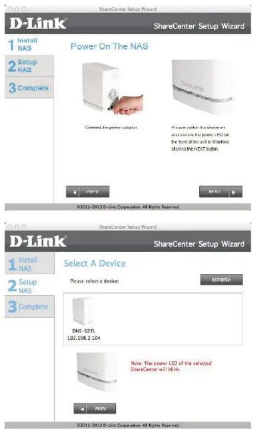 D-LINK ShareCenter DNS-327L - Abschnitt 3 - Installation - 1