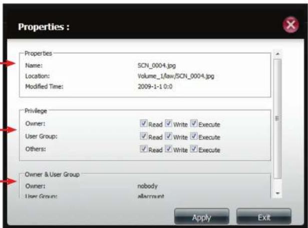 D-LINK ShareCenter DNS-327L - Properties (Eigenschaften) - 2