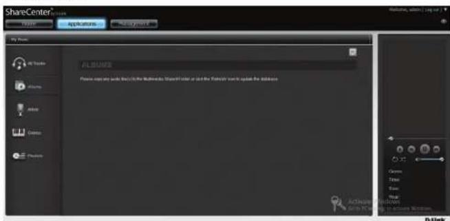 D-LINK ShareCenter DNS-327L - My Music - Die Kategorien - 3