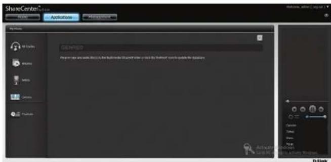 D-LINK ShareCenter DNS-327L - My Music - Die Kategorien - 4