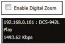 D-LINK ShareCenter DNS-327L - My Surveillance - Weitere Erläuterungen zum Live Kamera-Bedienfeld - 8