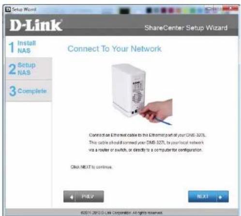 D-LINK ShareCenter DNS-327L - Anschluss an Ihr Netzwerk - 2