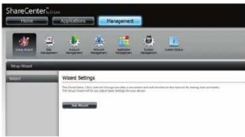 D-LINK ShareCenter DNS-327L - Setup-Assistent (Web-Benutzeroberfläche) - 1