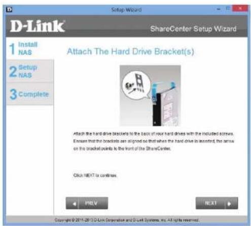 D-LINK ShareCenter DNS-327L - Installieren Sie die Festplatten - 2