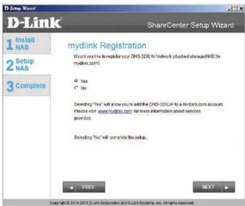 D-LINK ShareCenter DNS-327L - Verbindung zu mydlink - 1