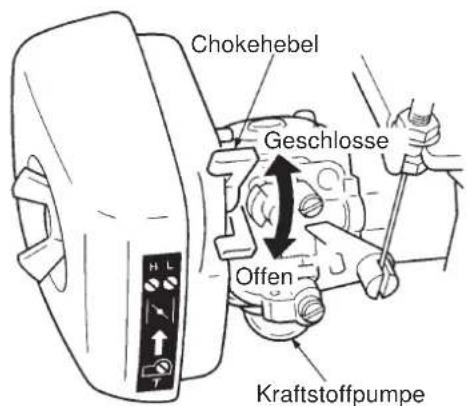 ECHO HCR-1500SI - VERSTELLUNG DES HINTEREN HANDGRIFFS - 7