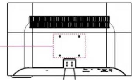 HANNSPREE Hanns.G HL 247 HGB - WALL MOUNTING THE MONITOR: - 1