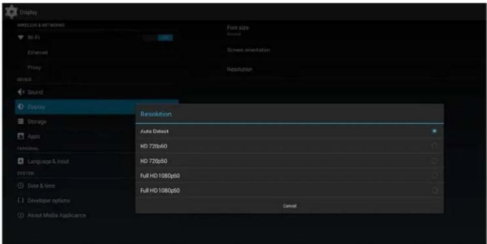 Planar QE7550-T - Resolution Settings - 3