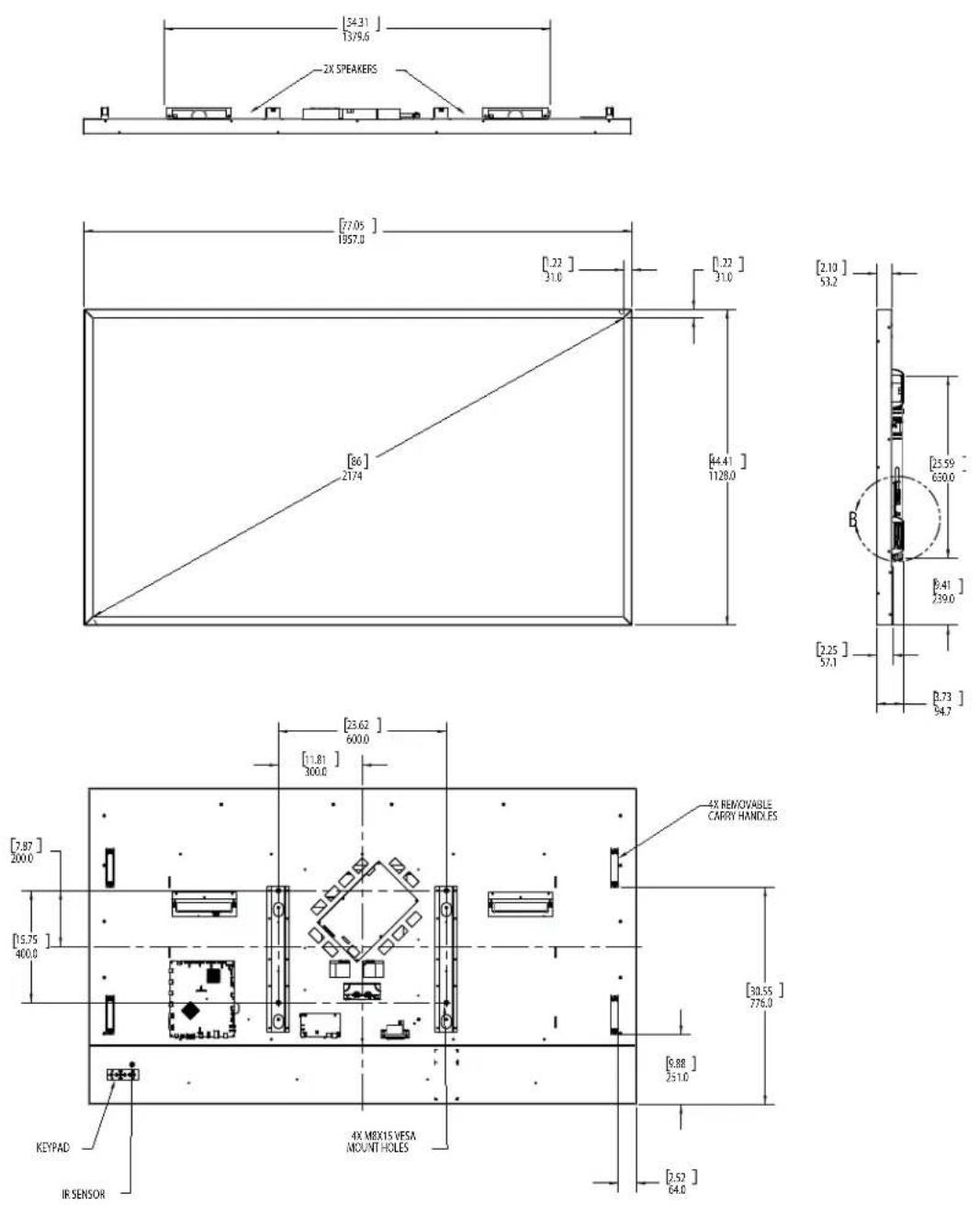 Planar QE7550-T - QE8650 - 2