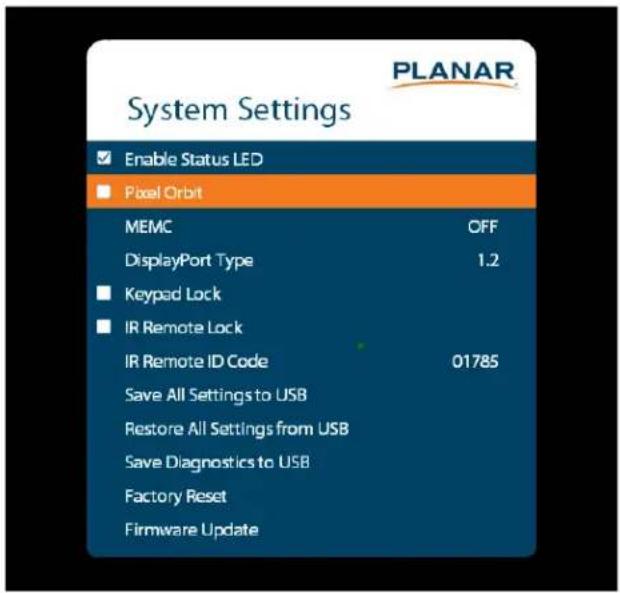 Planar QE7550-T - Test Patterns - 1