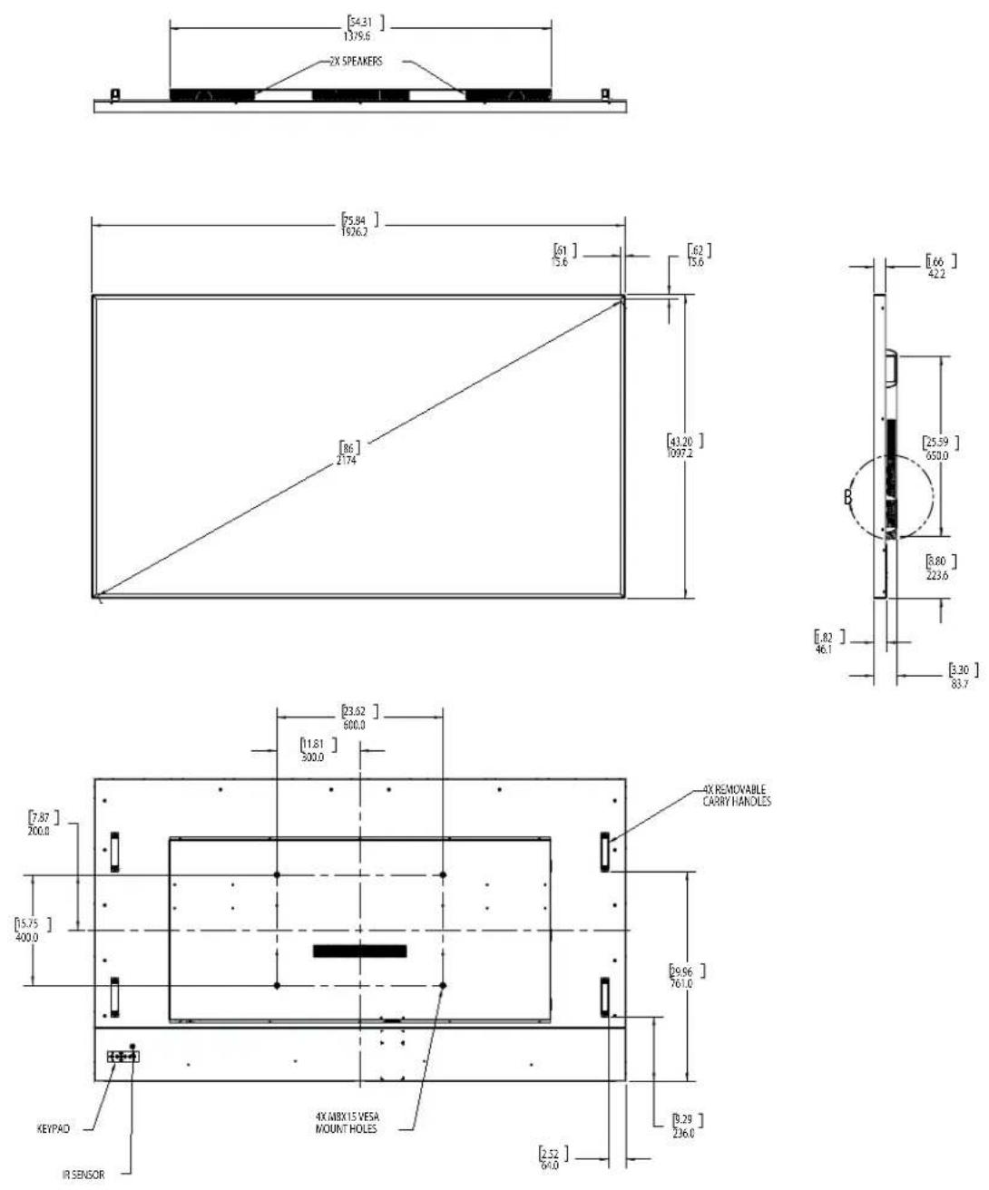 Planar QE7550-T - QE8650 - 1