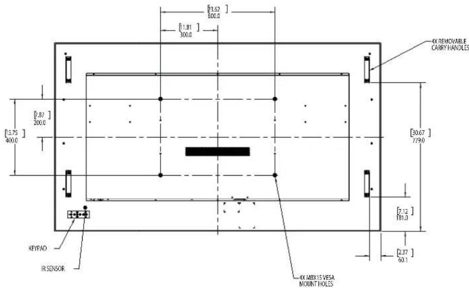 Planar QE9850 - Dimensions - 3