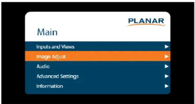 Planar QE9850 - Navigating Through the Menus - 1