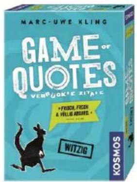 Kosmos Game of Quotes - Falsch zugeordnete Zitate - 1