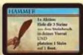 Kosmos Imhotep Baumeister Ägyptens - blaue Markt-Karte ausspielen - 2