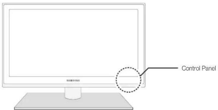 SAMSUNG UE55D6000TK - Viewing the Control Panel - 1