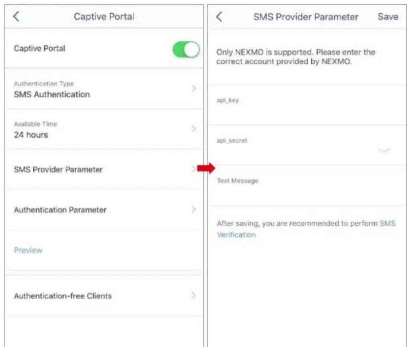 IP-COM EP9 - Set up SMS Provider Parameter. - 1