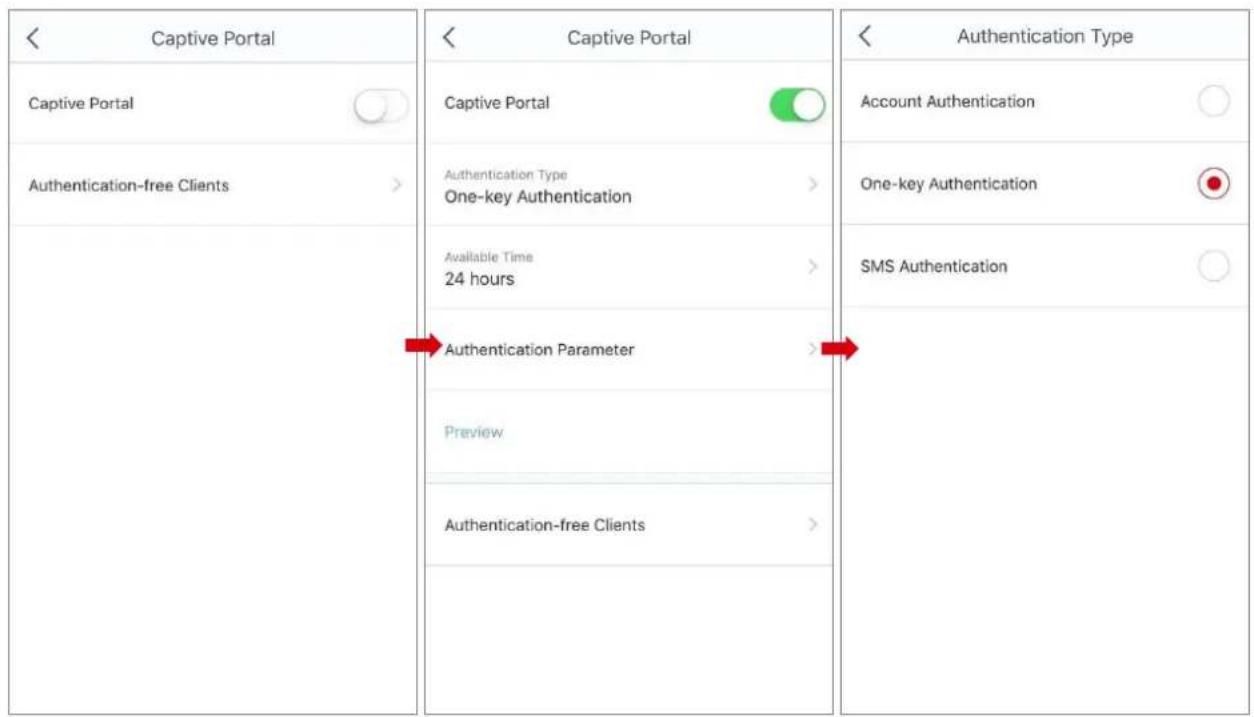 IP-COM EP9 - Choose Sengs > Capve Portal to enter the conguraon page. - 2