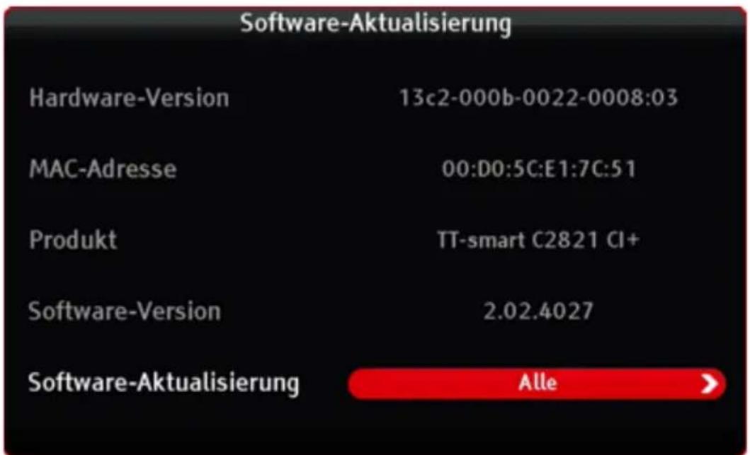 KATHREIN TT-smart C2821 CI+ - Software-Aktualisierung - 1