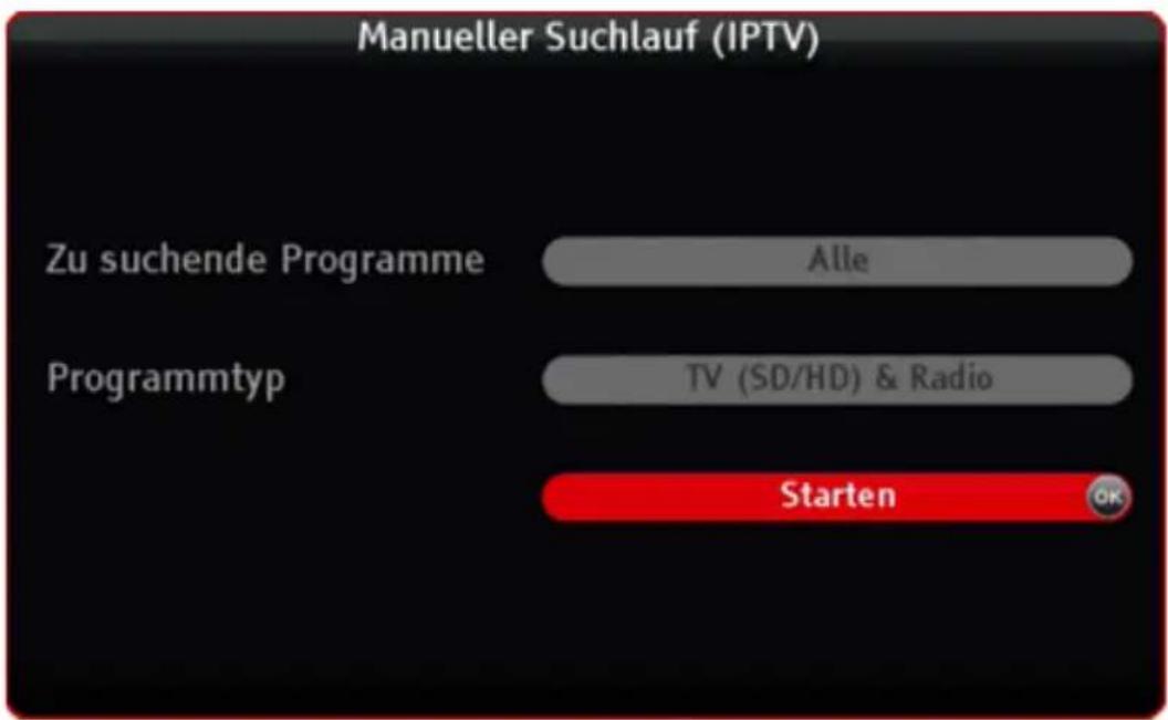 KATHREIN TT-smart C2821 CI+ - Manueller Suchlauf IPTV - 1