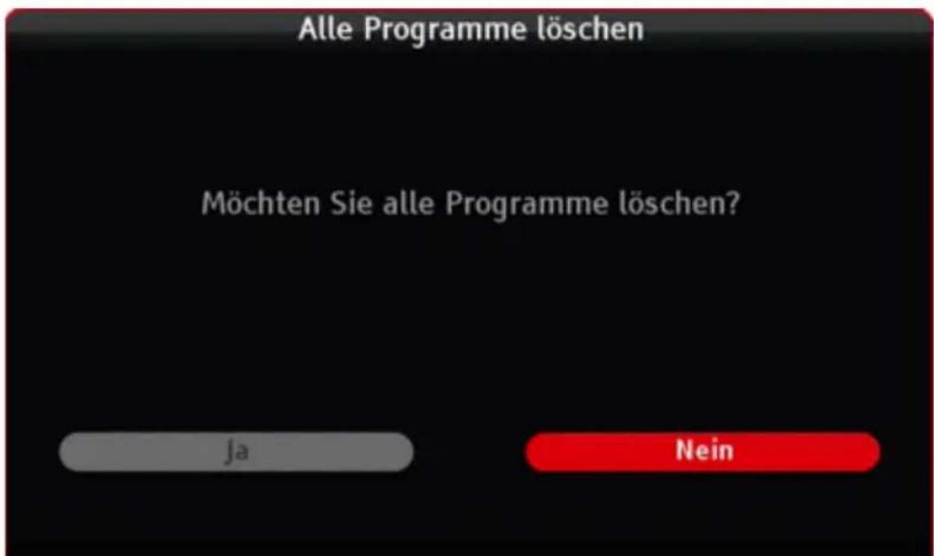 KATHREIN TT-smart C2821 CI+ - Programme löschen - 1