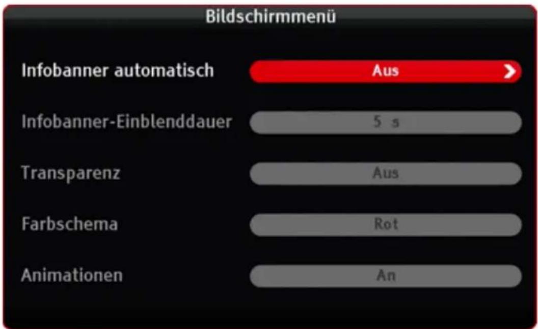 KATHREIN TT-smart C2821 CI+ - Bildschirmmenü - 1