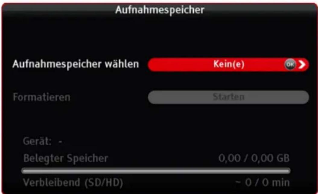 KATHREIN TT-smart C2821 CI+ - Aufnahmespeicher - 1