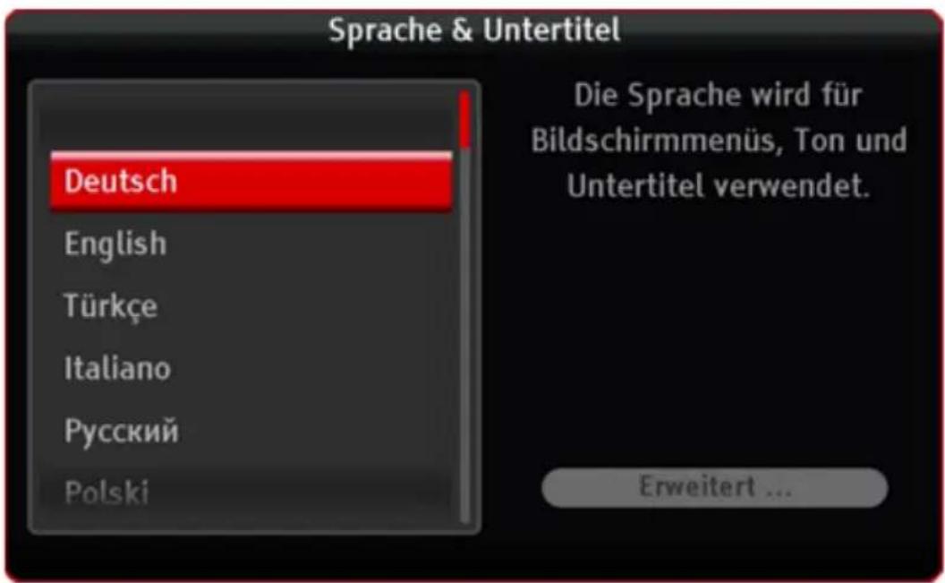 KATHREIN TT-smart C2821 CI+ - Sprache & Untertitel - 1