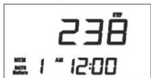 Kübler Speedy - Aufzeichnung der letzten 7 Tage - 2