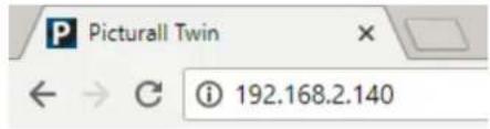 Analog Way Picturall Twin Compact MSTC02-R1 - Web configurator - 1