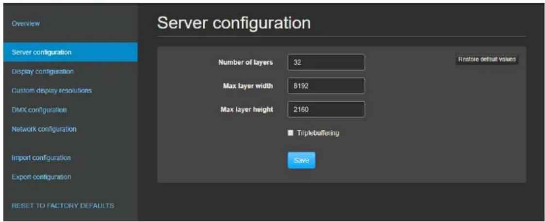 Analog Way Picturall Twin Compact MSTC02-R1 - Server configuration - 1