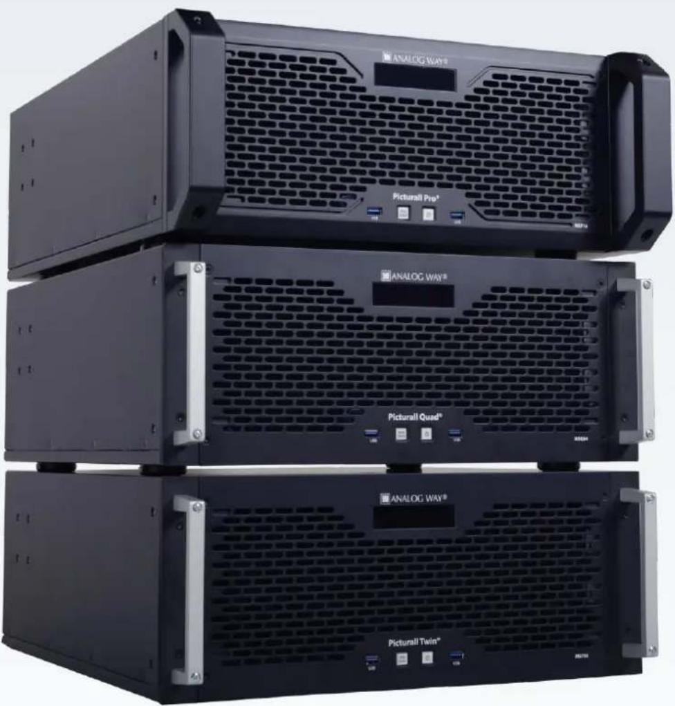 Analog Way Picturall Twin Compact MSTC02-R1 - Picturall Series Media Servers - 1